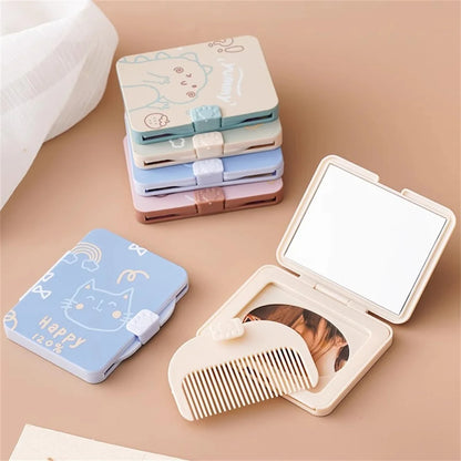 Portable Folding Makeup Mirror